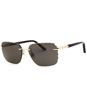 Chopard 61Mm Polarized Sunglasses - Black