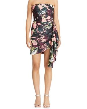 Tanya Taylor Alina Mini Dress - Black