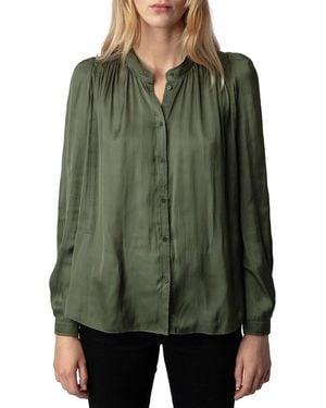 Zadig & Voltaire Tchin Blouse - Green