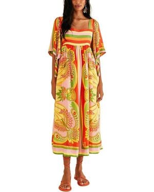 FARM Rio Midi Dress - Yellow
