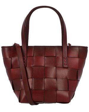 Dragon Diffusion Japan Mini Leather Shoulder Bag - Red