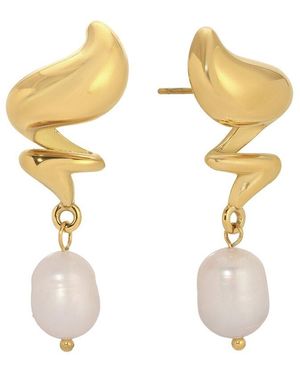 Eye Candy LA Ariana Drop Earrings - Metallic