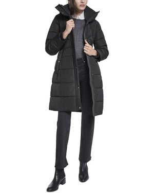 Cole Haan Taffeta Puffer Jacket - Black