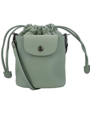 Longchamp Le Pliage Xtra Xs Leather Bucket Bag - Green