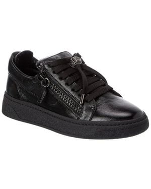 Giuseppe Zanotti Gz/94 Leather Sneaker - Black