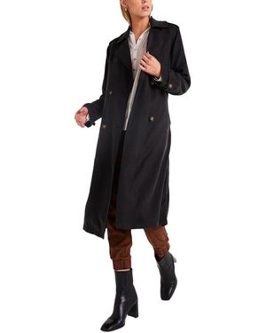 Bella Dahl Trench Coat - Black