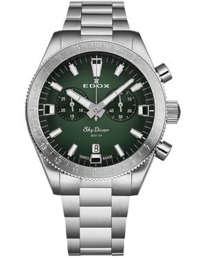 Edox Skydiver Watch, Circa 2020s (authentic Pre-loved) - Gray