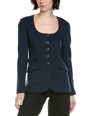 Rag & Bone Roslyn Ponte Blazer - Blue
