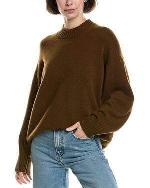 FRAME Oversized Cashmere Jumper - Brown