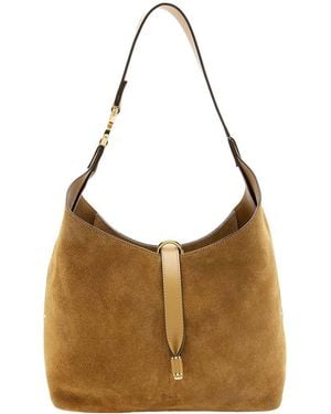 Chloé Suede Marcie Small Hobo (Authentic Pre-Loved) - Brown