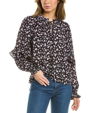 Stellah Ruffle Top - Black