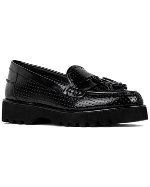Donald J Pliner Haarlemci Patent Leather Loafer - Black