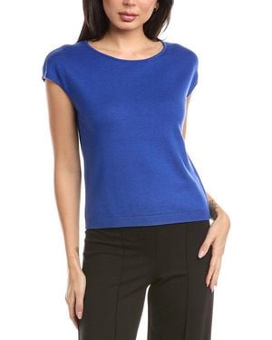 St. John Cashmere-Blend Jumper - Blue