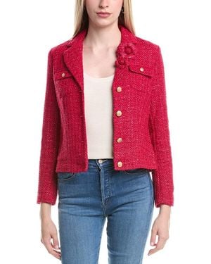 Nanette Lepore Boucle Jacket - Red