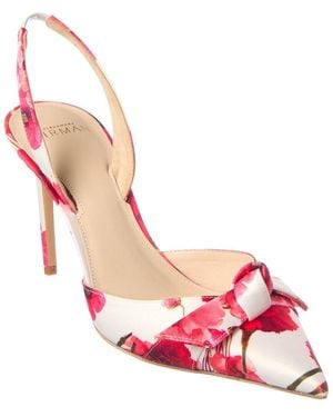 Alexandre Birman Clarita 85 Satin Slingback Pump - Pink