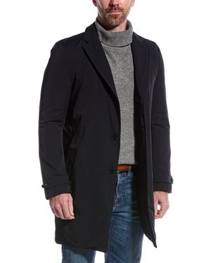 Reiss Capital Overcoat - Black