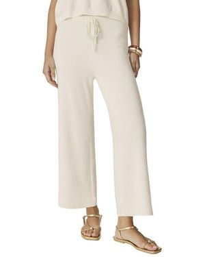 Splendid Christa Crop Sweater Pant - Natural