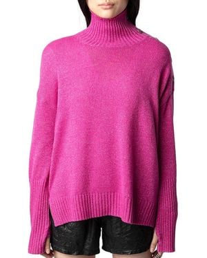 Zadig & Voltaire Cashmere-Blend Sweater - Pink