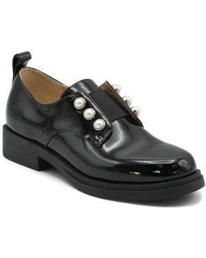 Charles David Gent Patent Loafer - Black