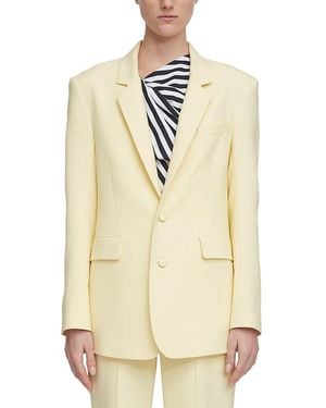 Adam Lippes Wool & Silk-Blend Parker Blazer - Natural