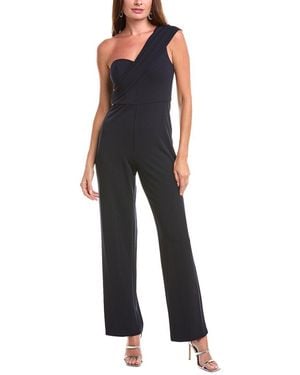Aidan Mattox Slim Leg Jumpsuit - Black