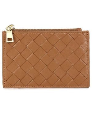 Tiffany & Fred Paris Leather Wallet - Brown