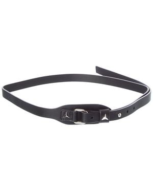 Fendi Cuneo Leather Belt - Blue