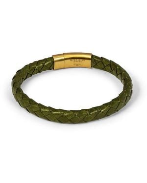 Tateossian Silver Bracelet - Green