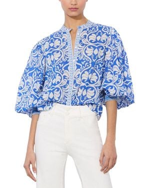 Alice + Olivia Alice + Olivia April Top - Blue