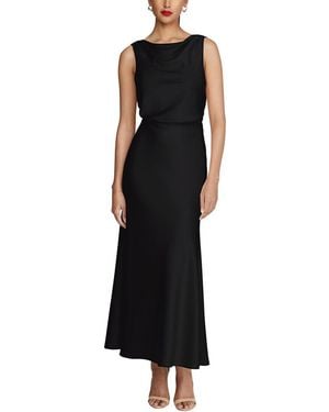 Halston Aubrie Midi Dress - Black