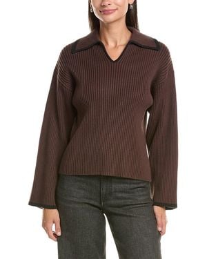 Rag & Bone Isabella Polo Jumper - Brown