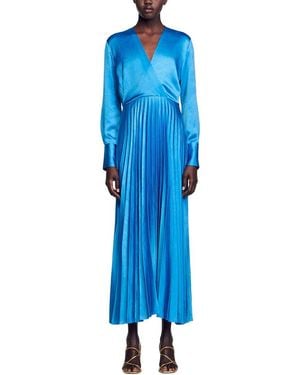 Sandro Anissa Dress - Blue