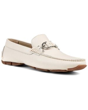 Donald J Pliner Leather Driver - White