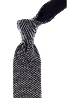 Brunello Cucinelli Cashmere Tie - Blue