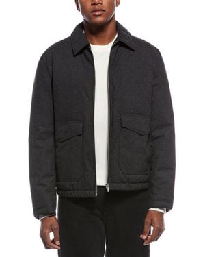 Theory Wyatt Wool-Blend Coat - Black