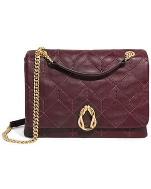 Aimee Kestenberg Unity Med Leather Shoulder Bag - Purple