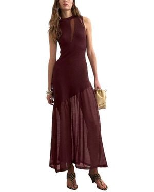 Tedora Maxi Dress - Purple