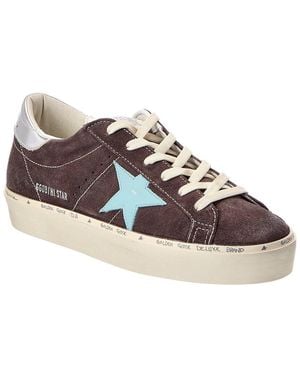 Golden Goose Hi Star Suede Trainer - Brown