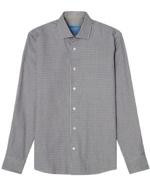 Robert Talbott Reynolds Ultra Light Weight Brushed Shirt - Grey