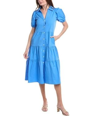 Jude Connally Betsy Shirtdress - Blue