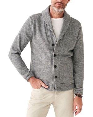 Faherty Inlet Cardigan - Grey