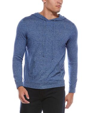 Autumn Cashmere Hoodie Pullover - Blue