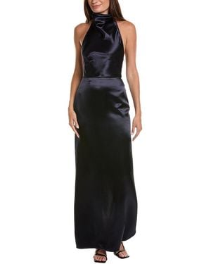 Paris Georgia Basics Back Wrap Maxi Dress - Black