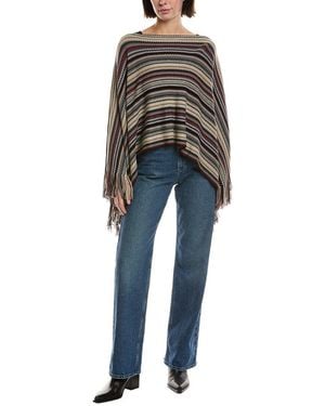 Missoni Wool-Blend Poncho - Blue
