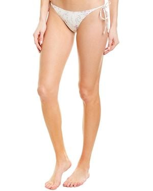 LoveShackFancy Harbor Bikini Bottom - White