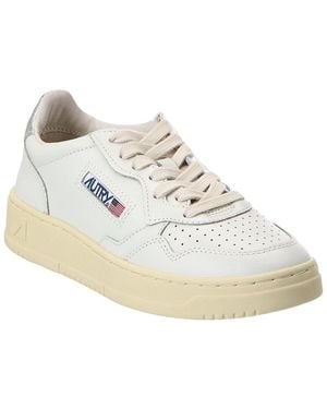 Autry Medalist Leather Sneaker - White
