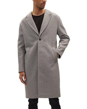 Ron Tomson Overcoat - Grey