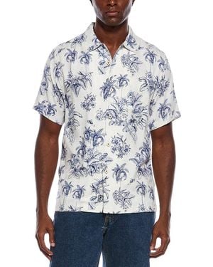 Tommy Bahama Toucan Toile Silk Shirt - White