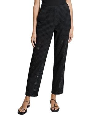 Theory Eyelet Pant - Black