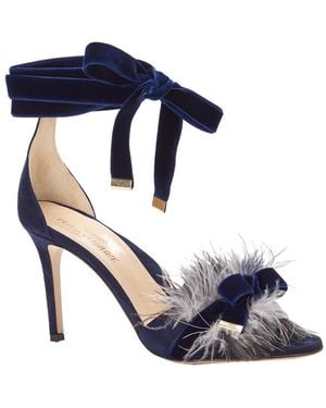 Marion Parke Lainey Suede Sandal - Blue